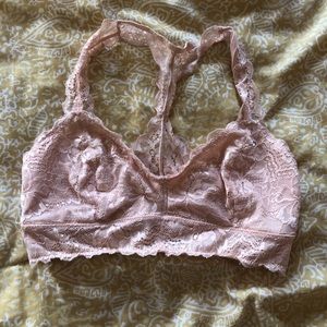 SILKY PINK BRALETTE!!